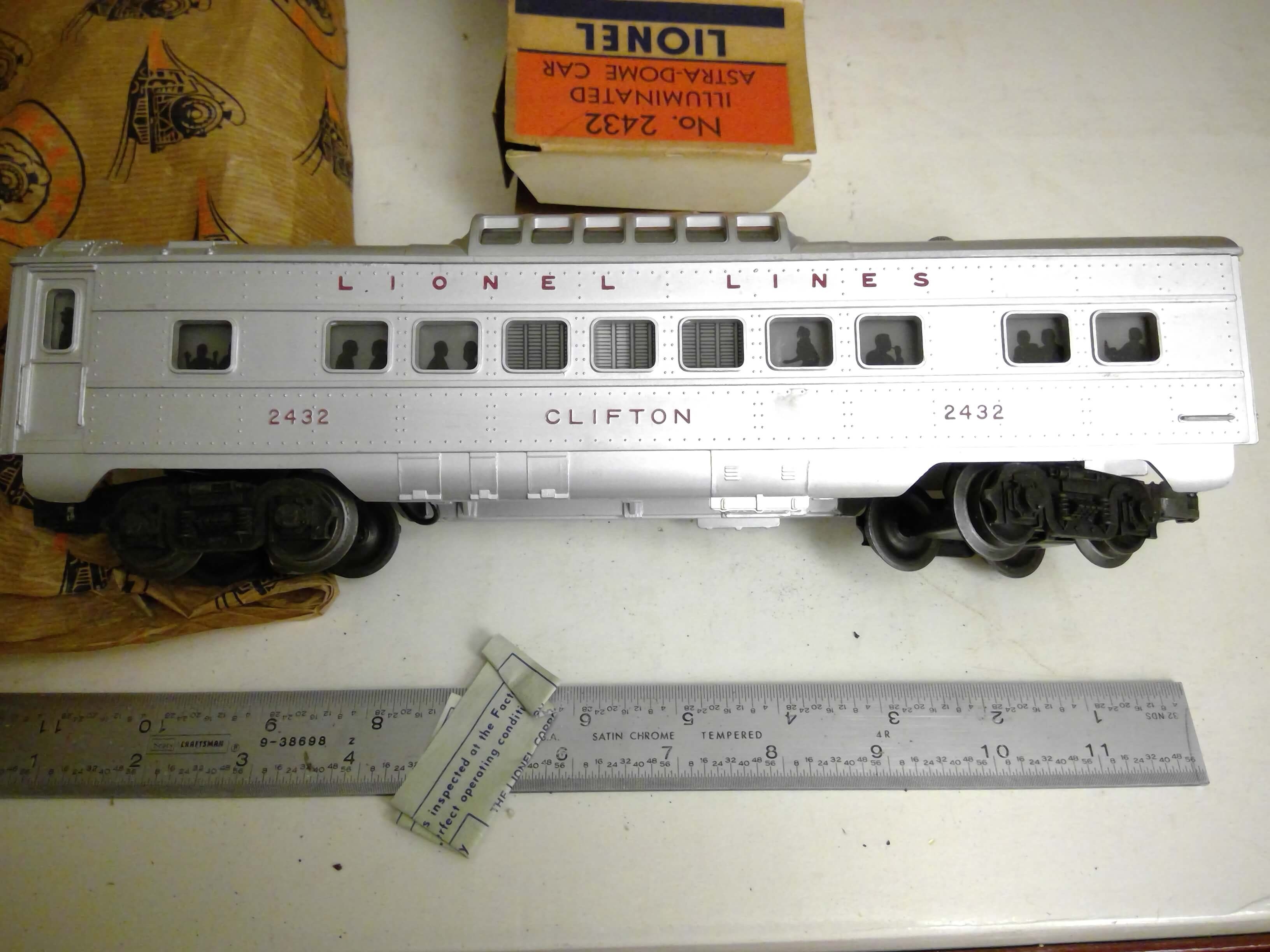 Lionel 2432 Clifton Dome Car – Remembering Albert Williams Sr.