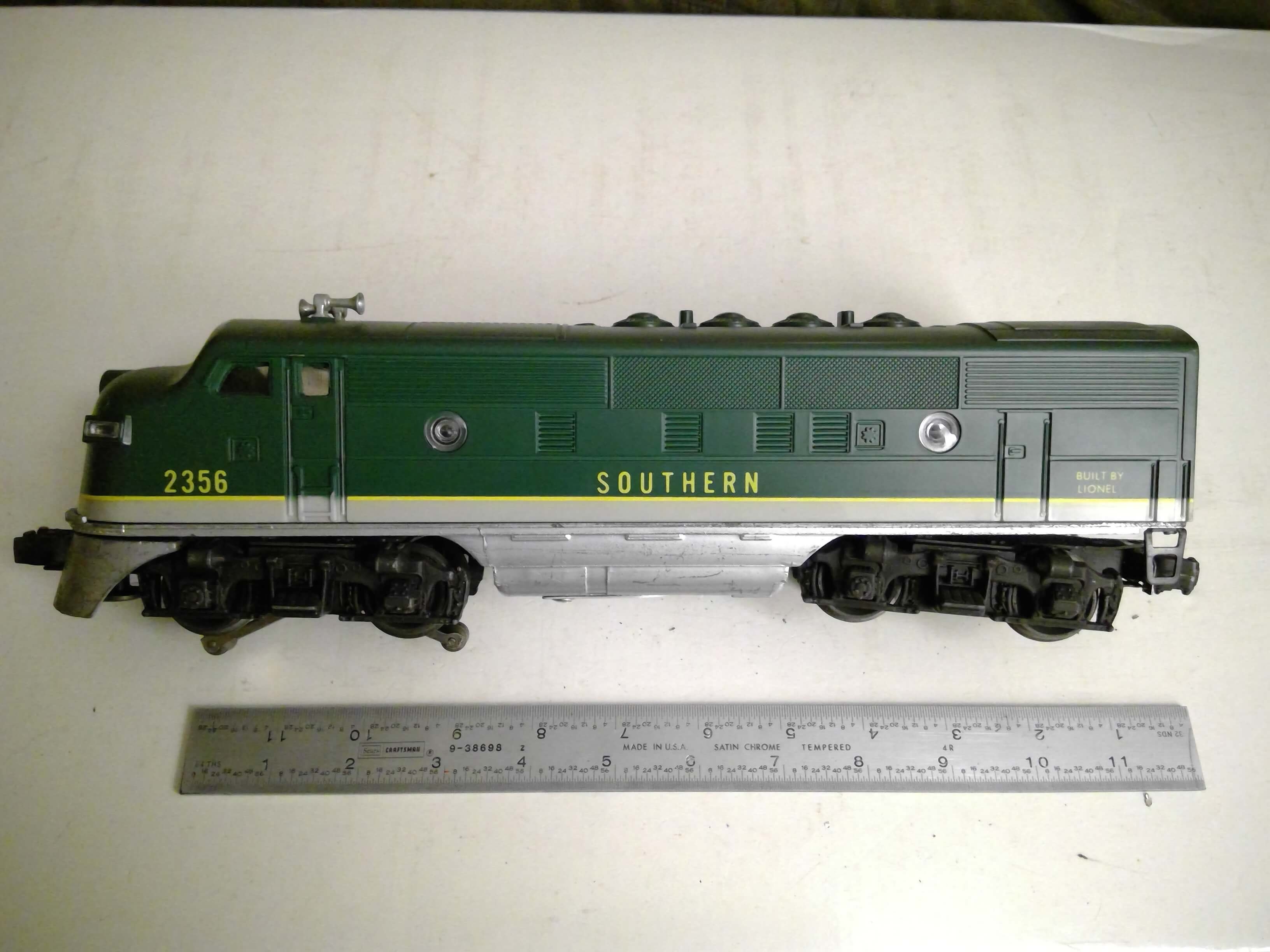 Lionel 2356 Southern F-3 A Diesel Locomotive – Remembering Albert ...